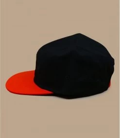 5 Panel Box Black -Modehüte 5 panel box black520Panel20Wrung20schwarz20rot