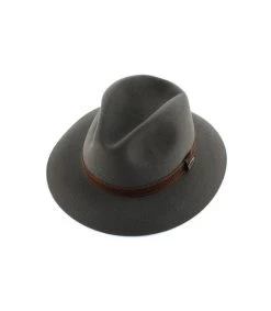 Borsalino Alessandria Grey Fur Felt Hat -Modehüte alessandria fur felt hatGrey20fur20felt20Borsalino20hat
