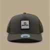 Brixton Alpha Block Netplus Trucker Cap Olive