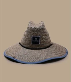 Brixton Alpha Square Sun Hat Tan Dusty Blue -Modehüte alpha square sun hat tan dusty blue 2