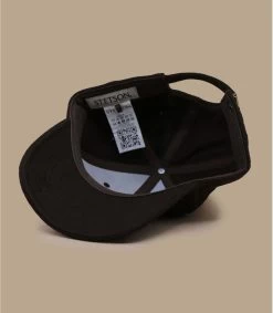 Stetson Baseball Cap Vintage Logo Patch Wool Brown -Modehüte baseball cap vintage logo patch wool brown 4