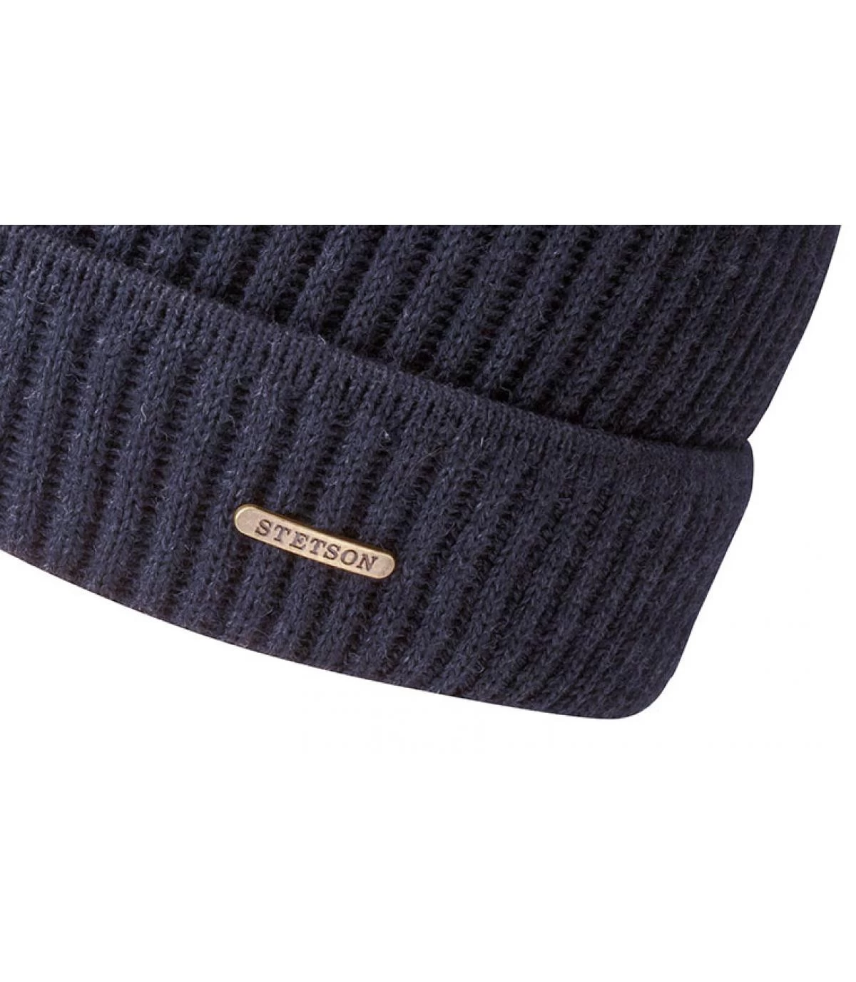 Stetson Beanie Merino Wool Navy 3 Stetson Beanie Merino Wool Navy – Bild 3