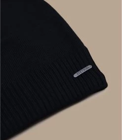 Stetson Beanie Oversized WV Merino Black -Modehüte beanie oversized wv merino black 2