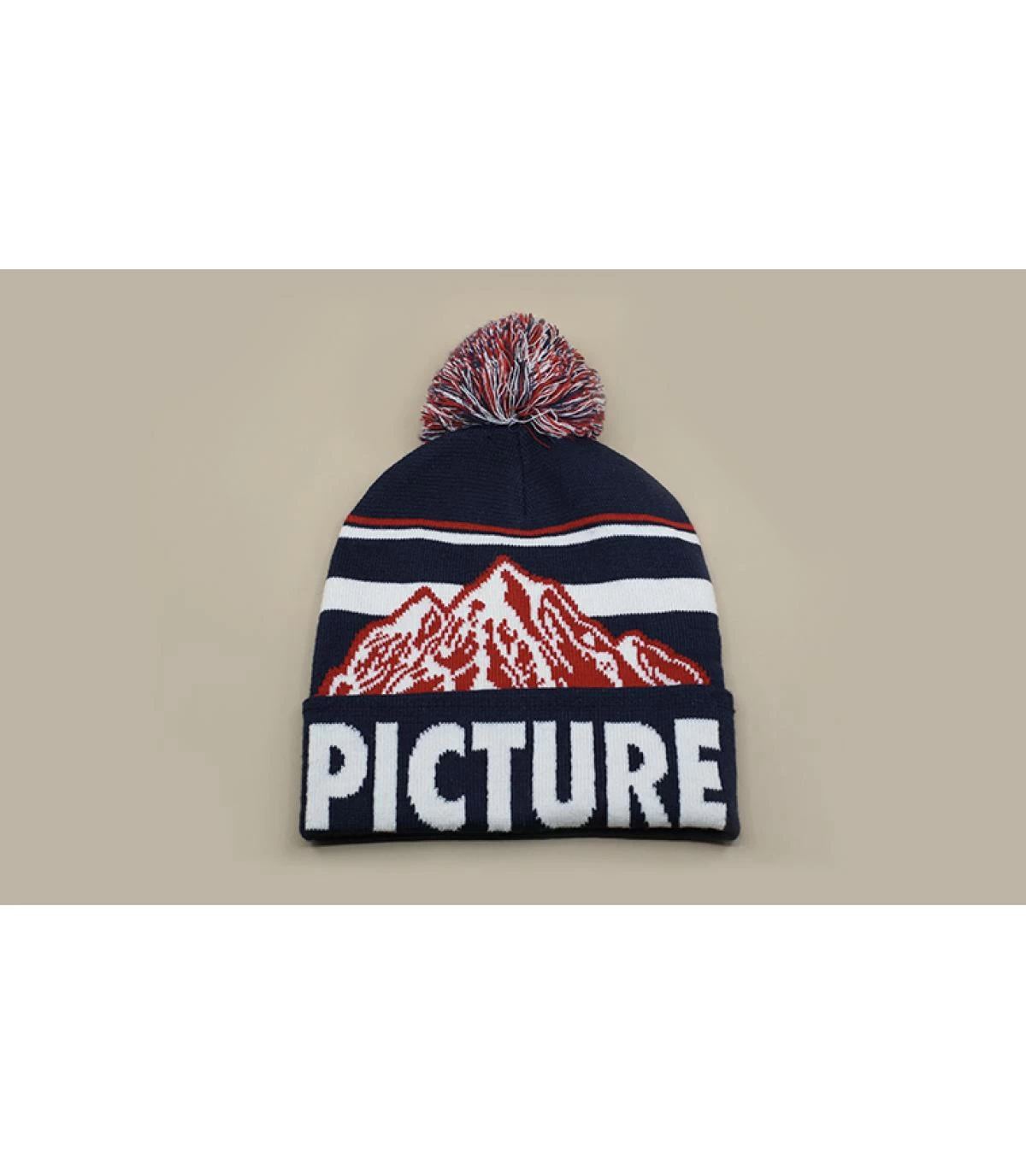 Picture Bernie Beanie Dark Blue 2 Picture Bernie Beanie Dark Blue – Bild 2