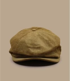 Brixton Brood Newsboy Cap Corduroy Antelope -Modehüte brood newsboy cap corduroy antelope 1
