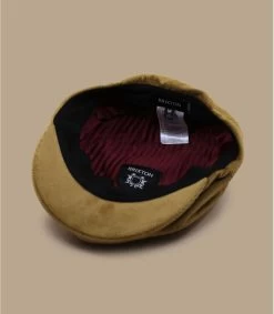 Brixton Brood Newsboy Cap Corduroy Antelope -Modehüte brood newsboy cap corduroy antelope 2