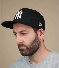 NEW ERA Cap Ny Schwarz Und Weiss
