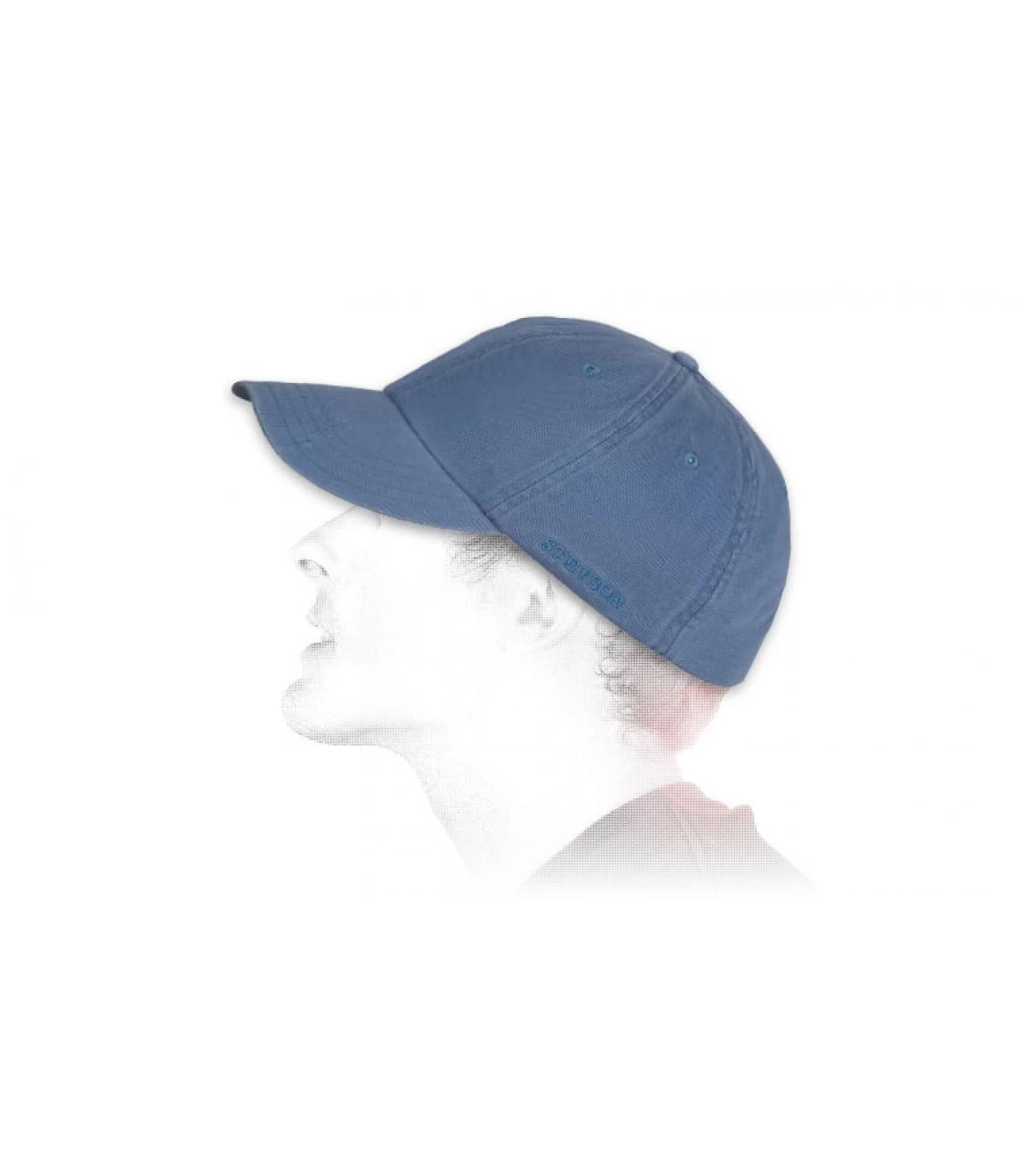 Stetson Cap Rector Blau 3 Stetson Cap Rector Blau – Bild 3