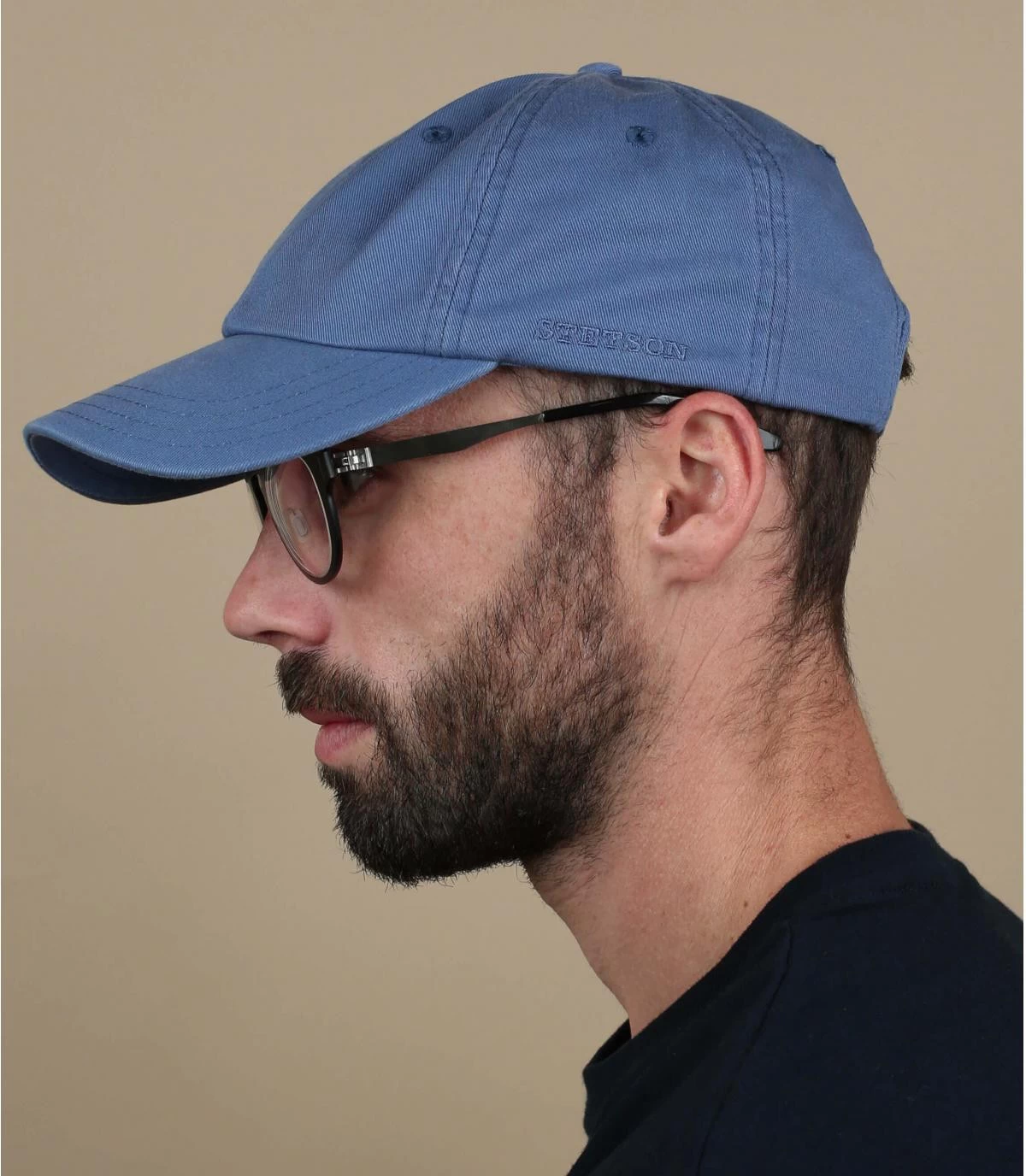 Stetson Cap Rector Blau 1 Stetson Cap Rector Blau