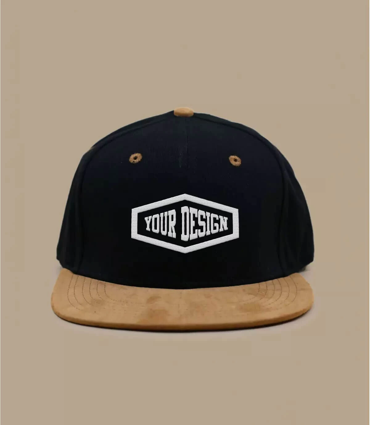 Cap Selbst Gestalten Snapback Black Suede Brown 1 Cap Selbst Gestalten Snapback Black Suede Brown