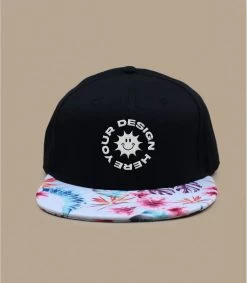 Cap Selbst Gestalten Snapback Floral Mint