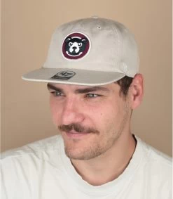 '47 BRAND Captain Cap Cooperstown Wayback Cubs Khaki