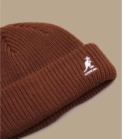 Kangol Cardinal 2 Way Beanie Mahogany -Modehüte cardinal 2 way beanie mahogany 2