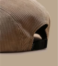 Cord 5 Panel Cap Tan -Modehüte cord 5 panel cap tan 4