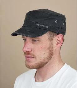 Stetson Datto Schwarz Poly Baumwolle