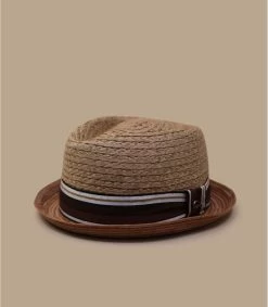 Diamond Raffia Brown