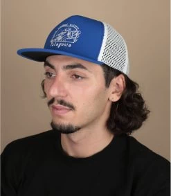 Patagonia Duckbill Lost And Found Trucker Cap Passage Blue