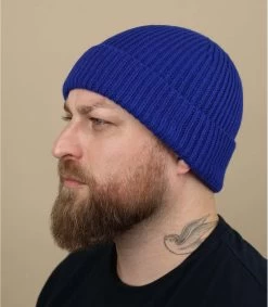 Engineered Knit Ribbed Beanie Bright Royal