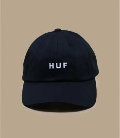 HUF Essentials OG Logo Black -Modehüte essentials og logo black 1