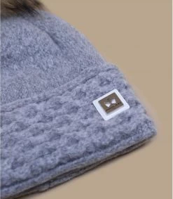 Evelina Real Fur Light Grey -Modehüte evelina real fur light grey 2