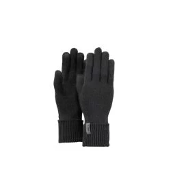 Barts Fine Gestrickte Handschuhes Schwarz -Modehüte fine knitted gloves blackFine20Gestrickte20Handschuhes20schw