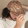 HUF Floral 6 Panel Cap Bark