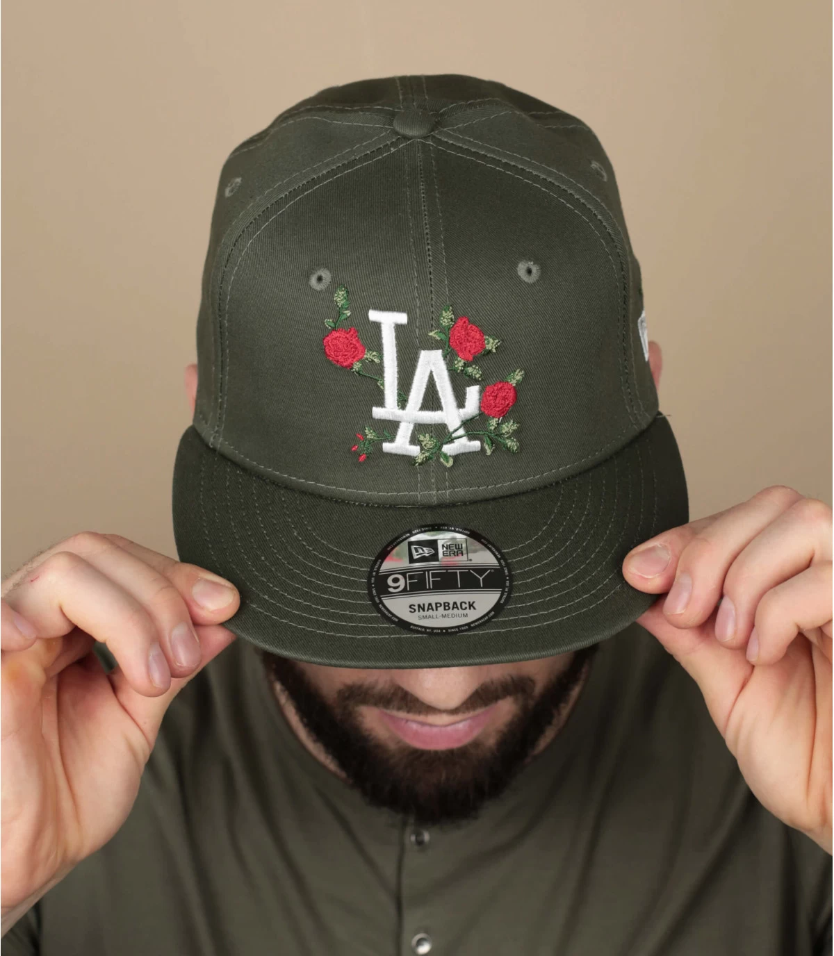 NEW ERA Flower 950 LA Olive 1 NEW ERA Flower 950 LA Olive