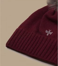 Giulia Real Fur Dark Red -Modehüte giulia real fur dark red 2