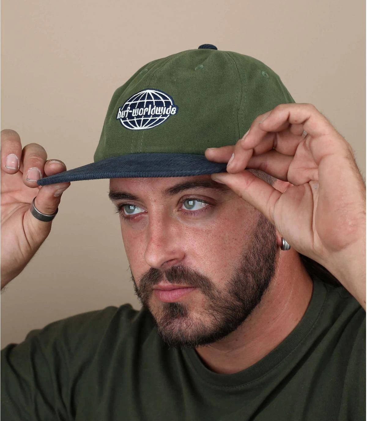 HUF Global Corduroy Basil 1 HUF Global Corduroy Basil