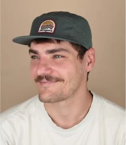 Patagonia Graphic Maclure Ridge Rise Moonlight 5 Panel Cap