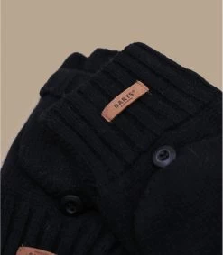 Barts Haakon Bum Handschuhe Schwarz -Modehüte haakon bumglove black 3