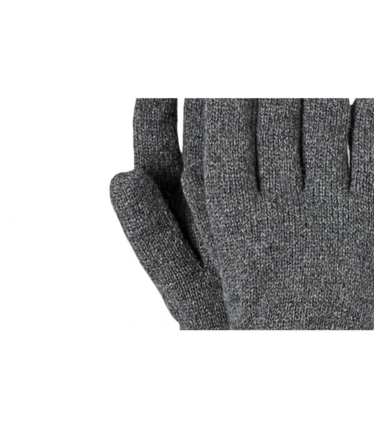 Barts Haakon Gloves Heather Grey 2 Barts Haakon Gloves Heather Grey – Bild 2