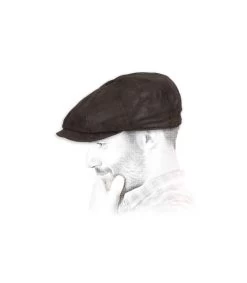 Stetson Hatteras Brown -Modehüte hatteras brownCap20Leder20braun