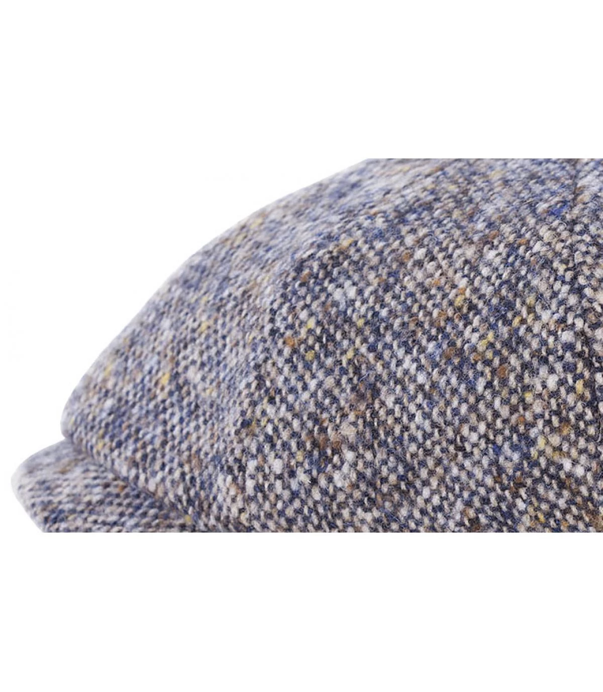 Stetson Hatteras Herringbone Wolle Bleu 2 Stetson Hatteras Herringbone Wolle Bleu – Bild 2