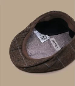 Stetson Kent Wool EF Brown Herringbone -Modehüte kent wool ef brown herringbone 4