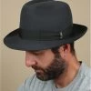 Borsalino Marengo Grey Fur Felt Hat