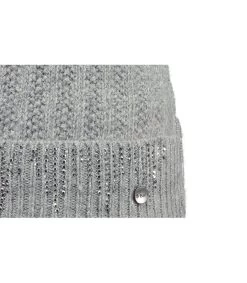 Barts Marigold Beanie Heather Grey -Modehüte marigold beanie heather greyMuetze20grosse20Bommel20Fell