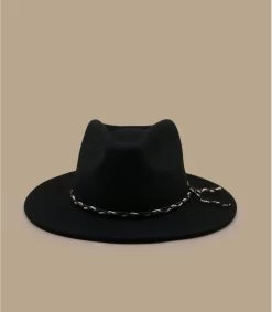 Brixton Messer Wesstern Fedora Black -Modehüte messer wesstern fedora black 2