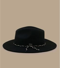 Brixton Messer Wesstern Fedora Black -Modehüte messer wesstern fedora black 3