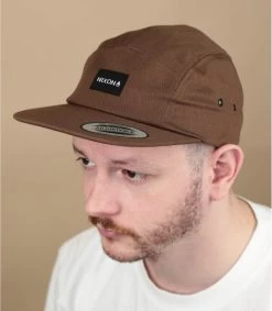 NIXON Mikey 5 Panel Cap Brown