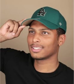 '47 BRAND MVP Snapback Cap Dodgers Pacific Green
