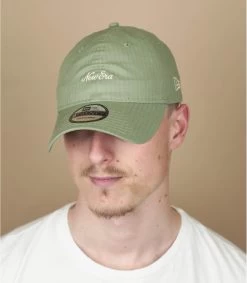 NEW ERA NE Herringbone Cap 9Twenty Green