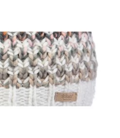 Barts Nicole Beanie Cream -Modehüte nicole beanie creamBommel20Muetzeblau20beige20Streifen