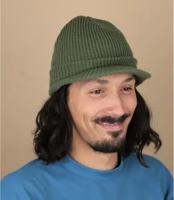 HUF One Star Visor Beanie Avocado