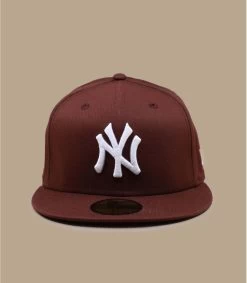 NEW ERA Patch 59Fifty NY Walnut Brown -Modehüte patch 59fifty ny walnut brown 2