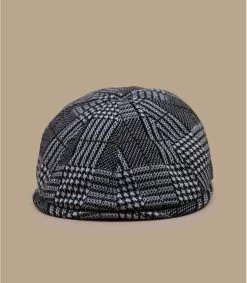 Kangol Pattern Flexfit Cap Black Plaid -Modehüte pattern flexfit cap black plaid 1