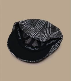 Kangol Pattern Flexfit Cap Black Plaid -Modehüte pattern flexfit cap black plaid 3