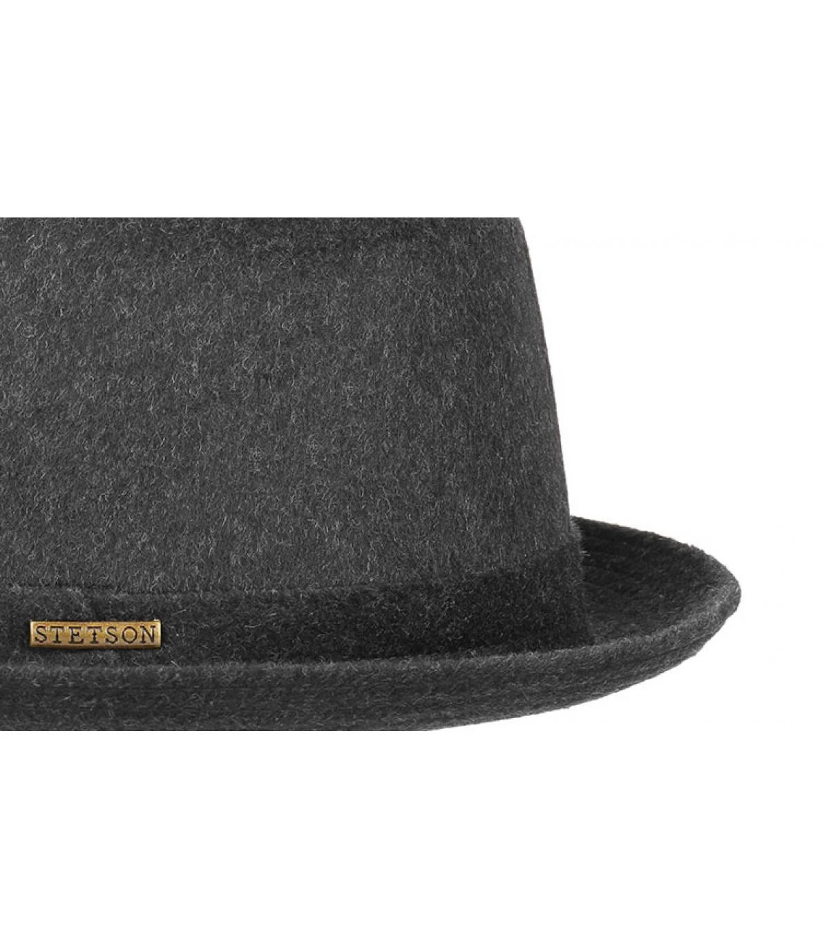 Stetson Pork Pie Baltimore Wool Grey 3 Stetson Pork Pie Baltimore Wool Grey – Bild 3