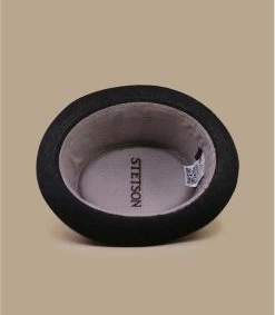 Stetson Pork Pie Denim Black -Modehüte pork pie denim black 3