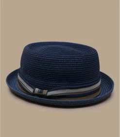 Stetson Pork Pie Toyo Blue -Modehüte pork pie toyo blue 2